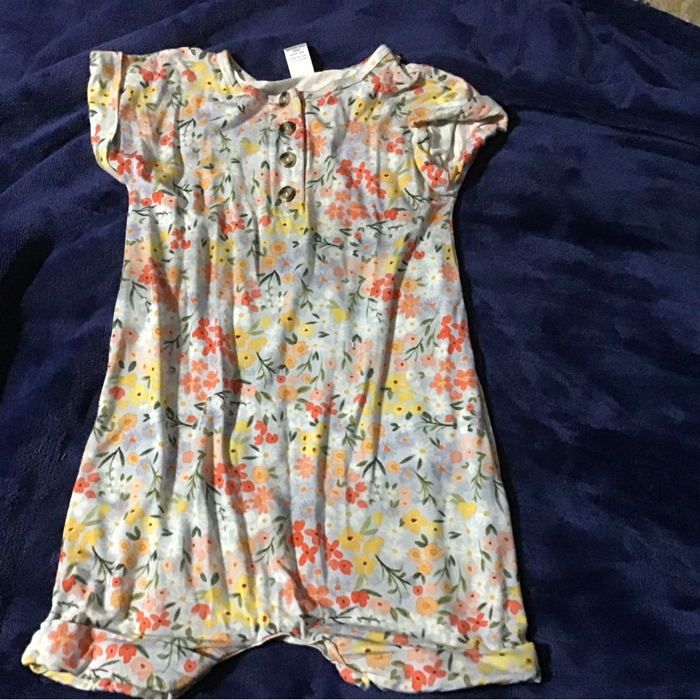 Lou Lou & Company Floral Kids Romper - Multicolor